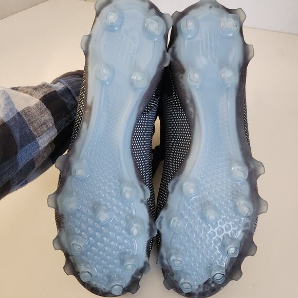 New Balance Men's FreezeLX V4 Lacrosse Shoe, Black/White/Polar Blue, 13 - Picture 8 of 8